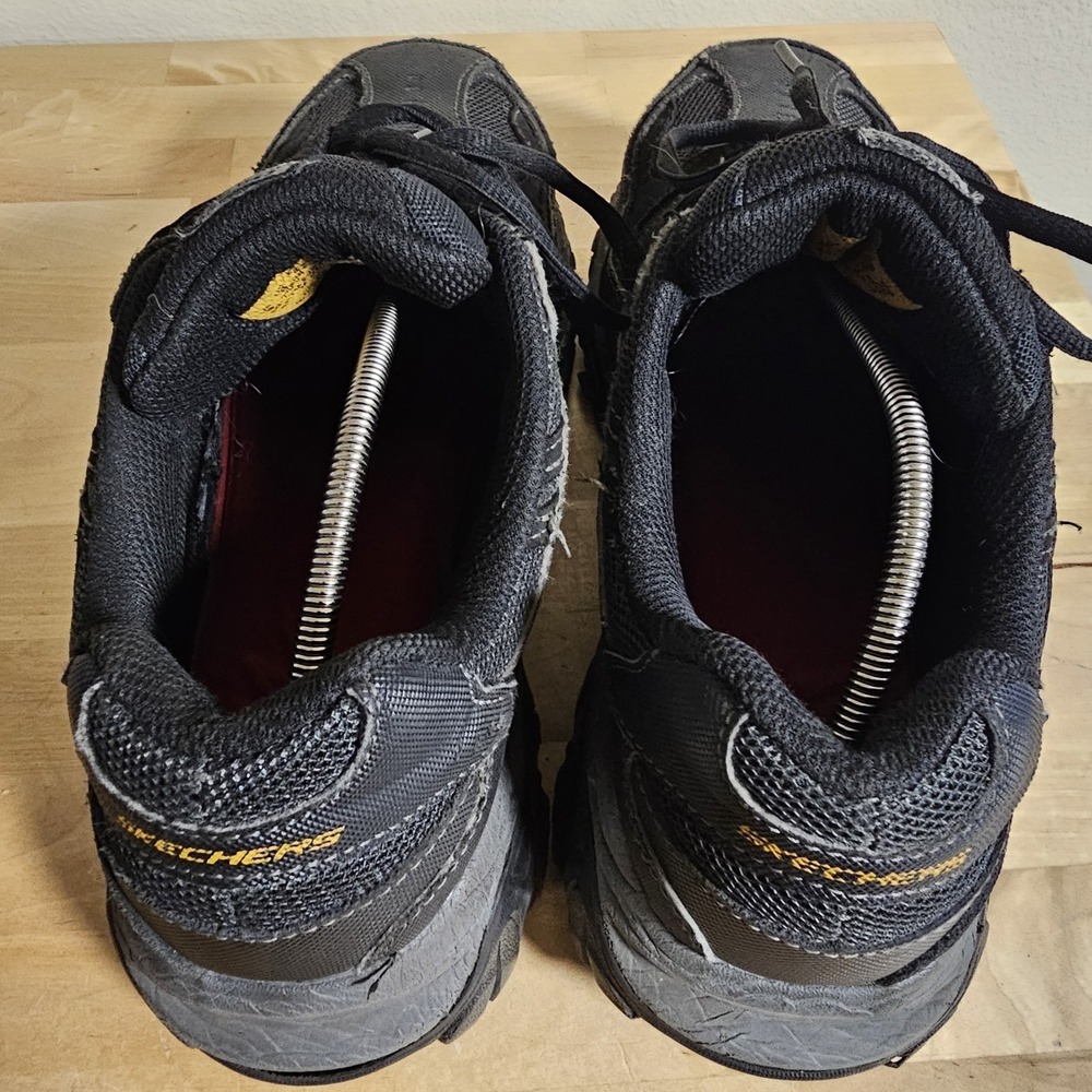 Skechers Steel Toe Work Shoes 77055W 4E Extra Wide Width Memory Foam Mens Sz 9 - Picture 10 of 12